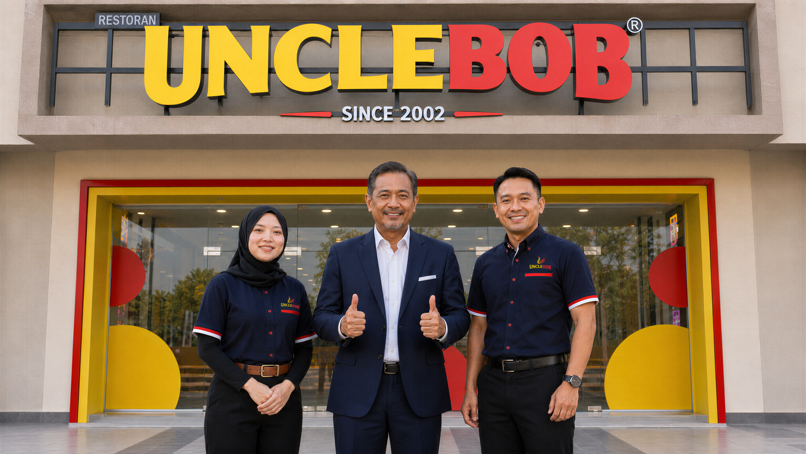 UNCLEBOB franchise partnership handshake