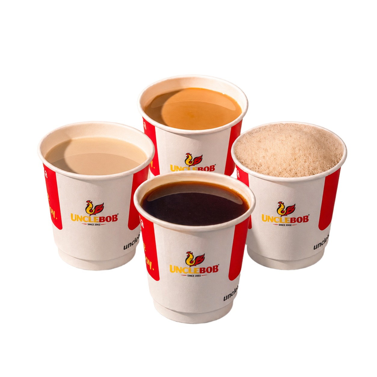 Hot Milk, Espresso, Americano, Cafe Latte, Cappucino