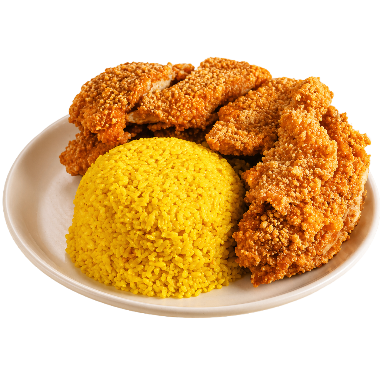Nasi Kuning Fried Chicken